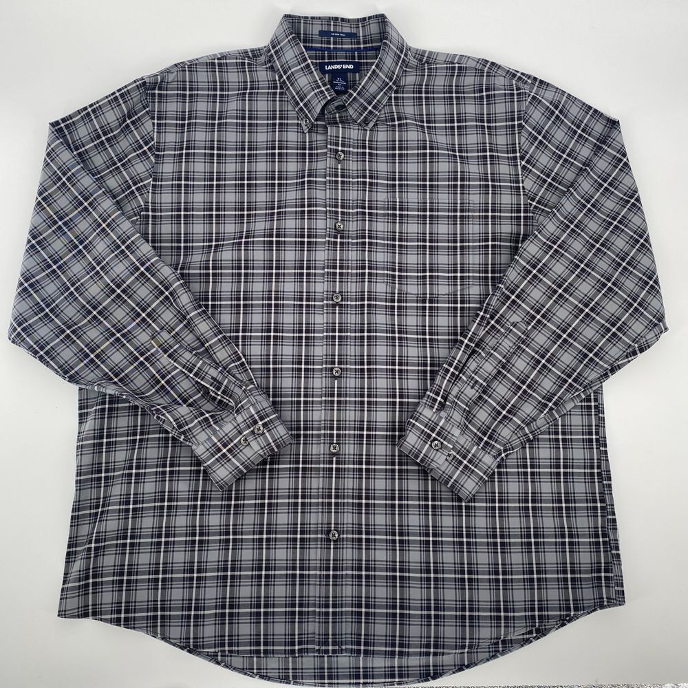 Lands' End XLarge Long Sleeve Button Down Traditional Fit  - Bundle of 3‎ - Picture 12 of 16